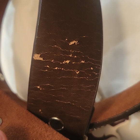 Montana West Xl embellished brown Belt Western Cowboy Cowgirl With Rhinestones - Picture 8 of 9